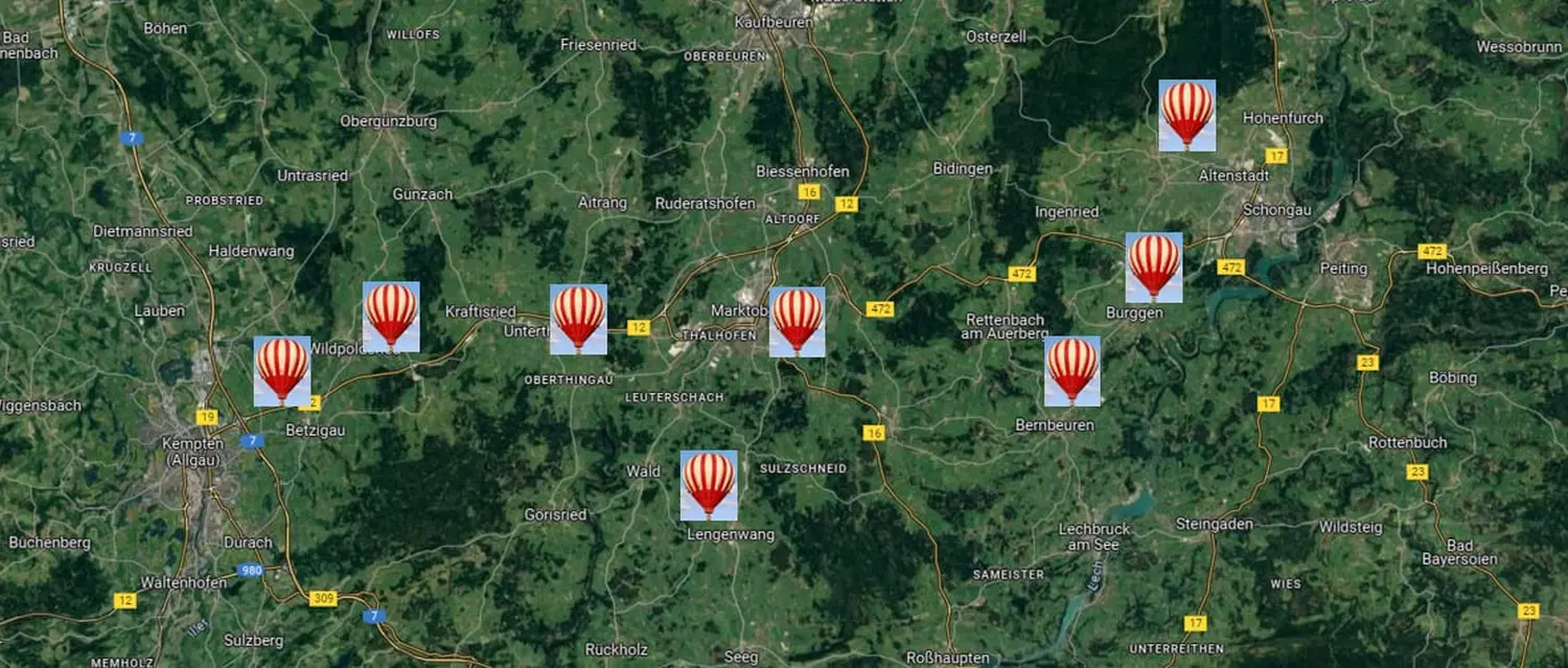 Tour Allgäu mit SilverFox Ballooning